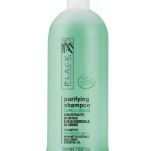 &Scaron;ampon pro mastn&eacute; vlasy s extraktem z kopřiv Black Professional Purifiying Shampoo - 1000 ml