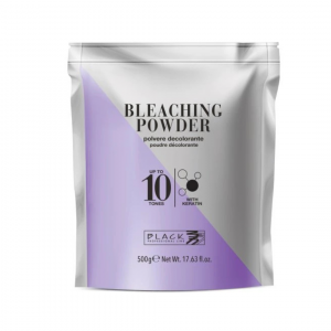 Melír zesvětlující o 10 tónů Black Bleaching Powder With Keratin - 500 g