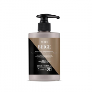 Semi-permanentn&iacute; toner pro barevn&eacute; a př&iacute;rodn&iacute; vlasy Black Professional - b&eacute;žov&yacute; 300 ml