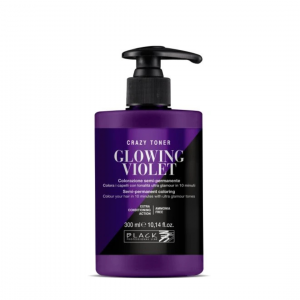 Semi-permanentn&iacute; toner na barevn&eacute; a př&iacute;rodn&iacute; vlasy Black Professional - fialov&yacute; 300 ml