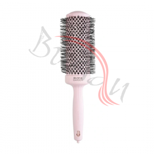 Kulatý foukací kartáč s extra dlouhým tělem Olivia Garden Expert Blowout Speed Pastel Pink - 55 mm