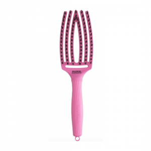 Kartáč na vlasy Olivia Garden Fingerbrush Dolce Vita Pink Granita - granátová růžová